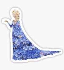 Flowery Elsa Sticker