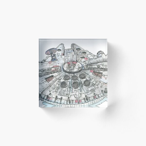 YT-1300 Corellian light freighter Acrylic Block