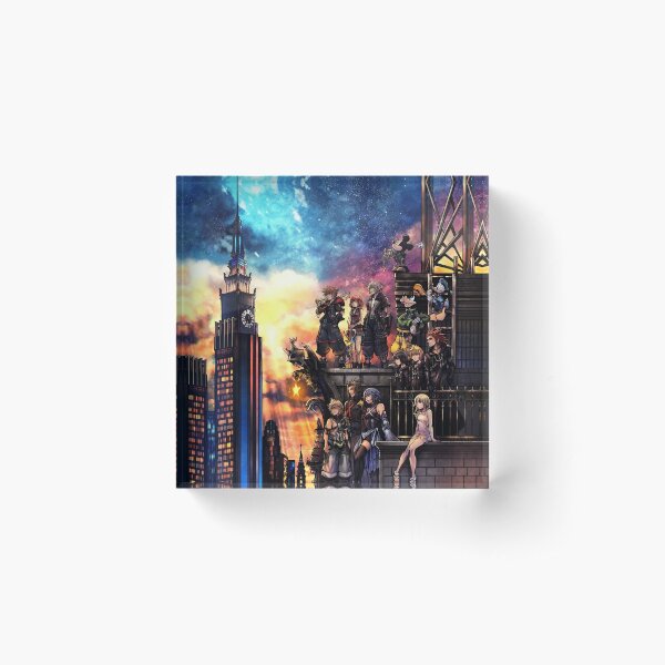Kingdom Hearts 3 Cover Acrylic Block