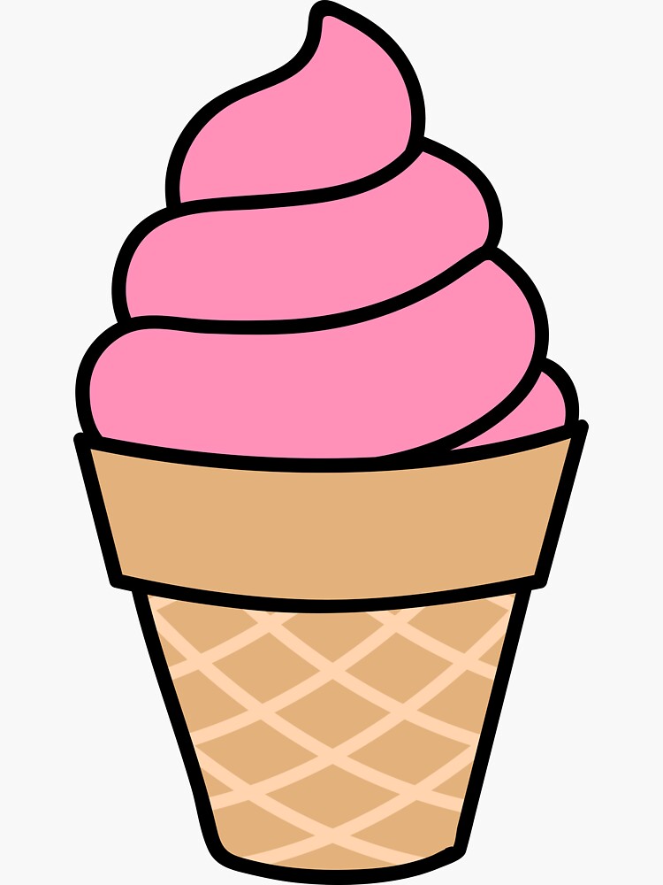 "Ice cream Sticker" Sticker by vanessavolk Redbubble