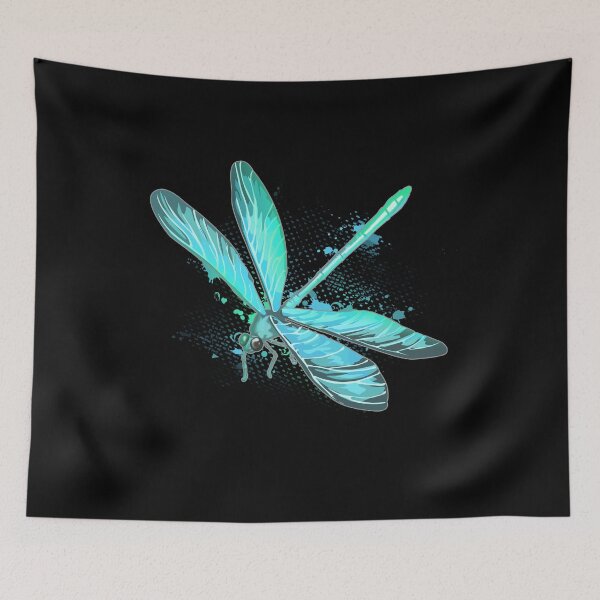 Item preview, Blue dragonfly river designed and sold by mtsdesign.