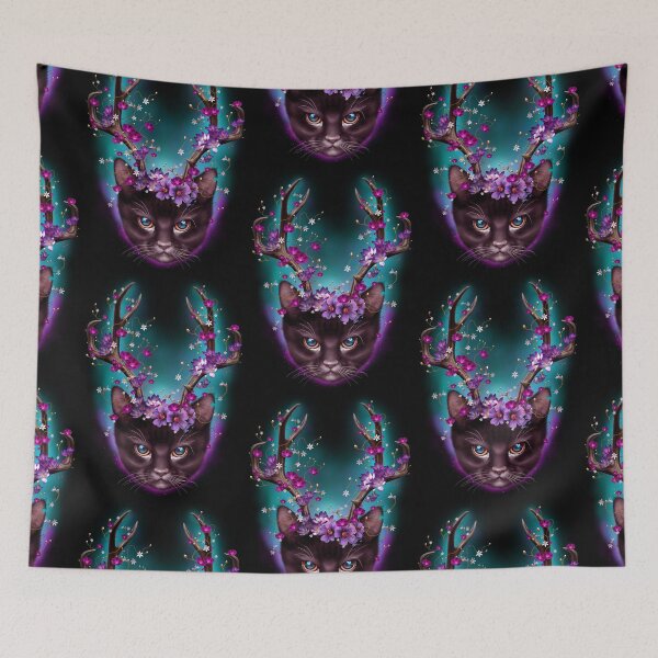 Item preview, CAT HORNS UP designed and sold by Jumali Katani.