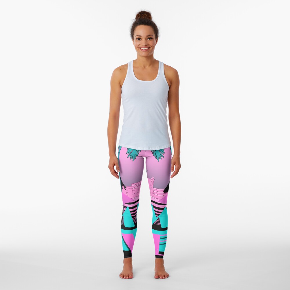 Miami Vice - Retro 80s Design Leggings