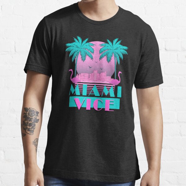 Miami Vice T-Shirt Essential T-Shirt for Sale by Dubious656