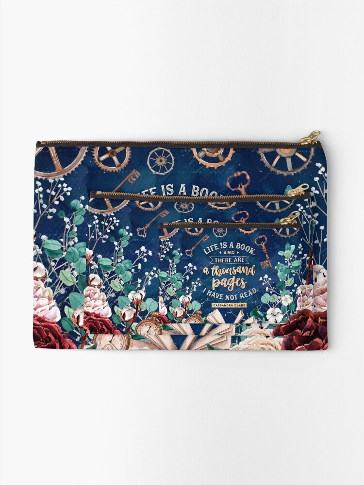 Alternate view of Life is a book Zipper Pouch