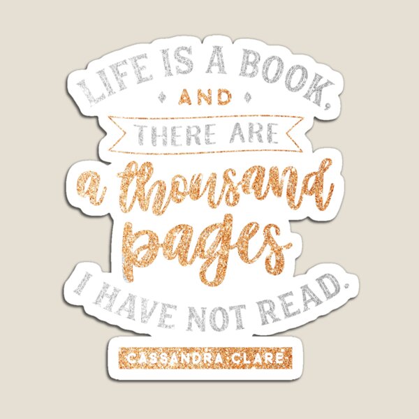 Life is a book Magnet