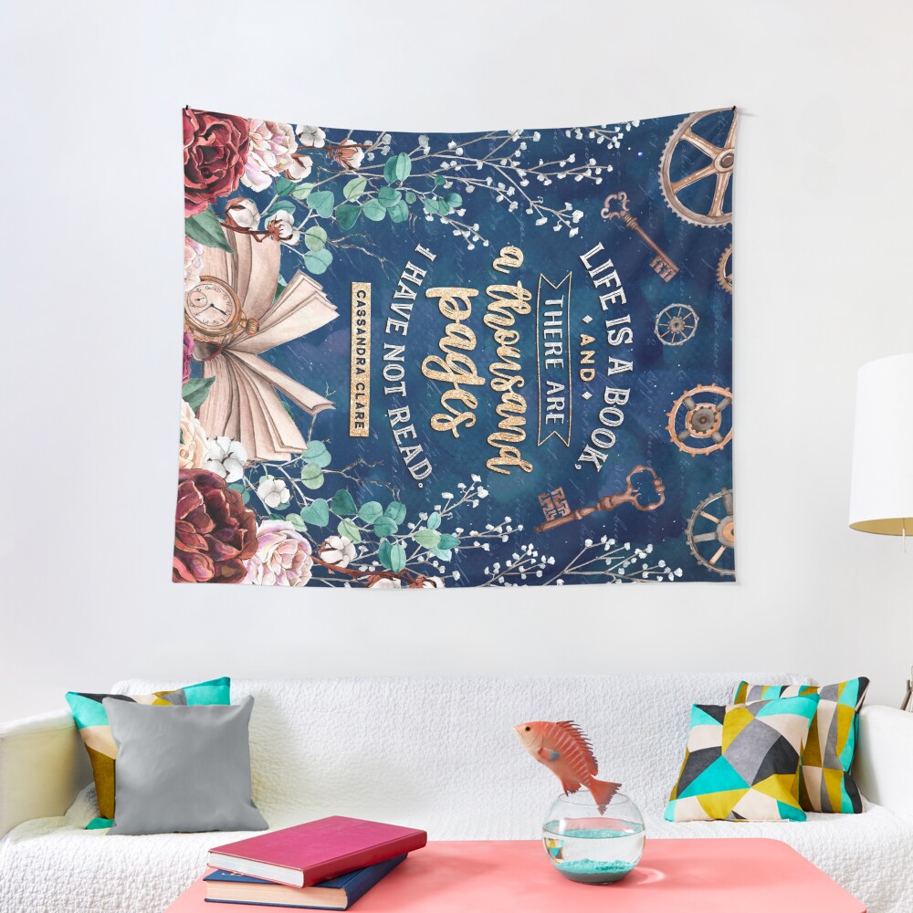 "Life is a book" Tapestry for Sale by stellaarts Redbubble
