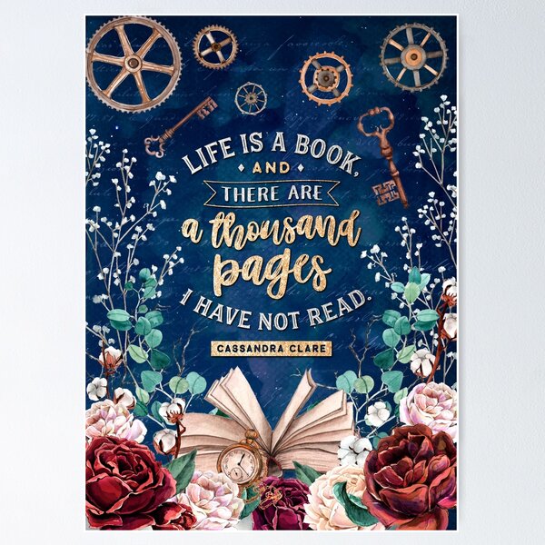 Life is a book Poster