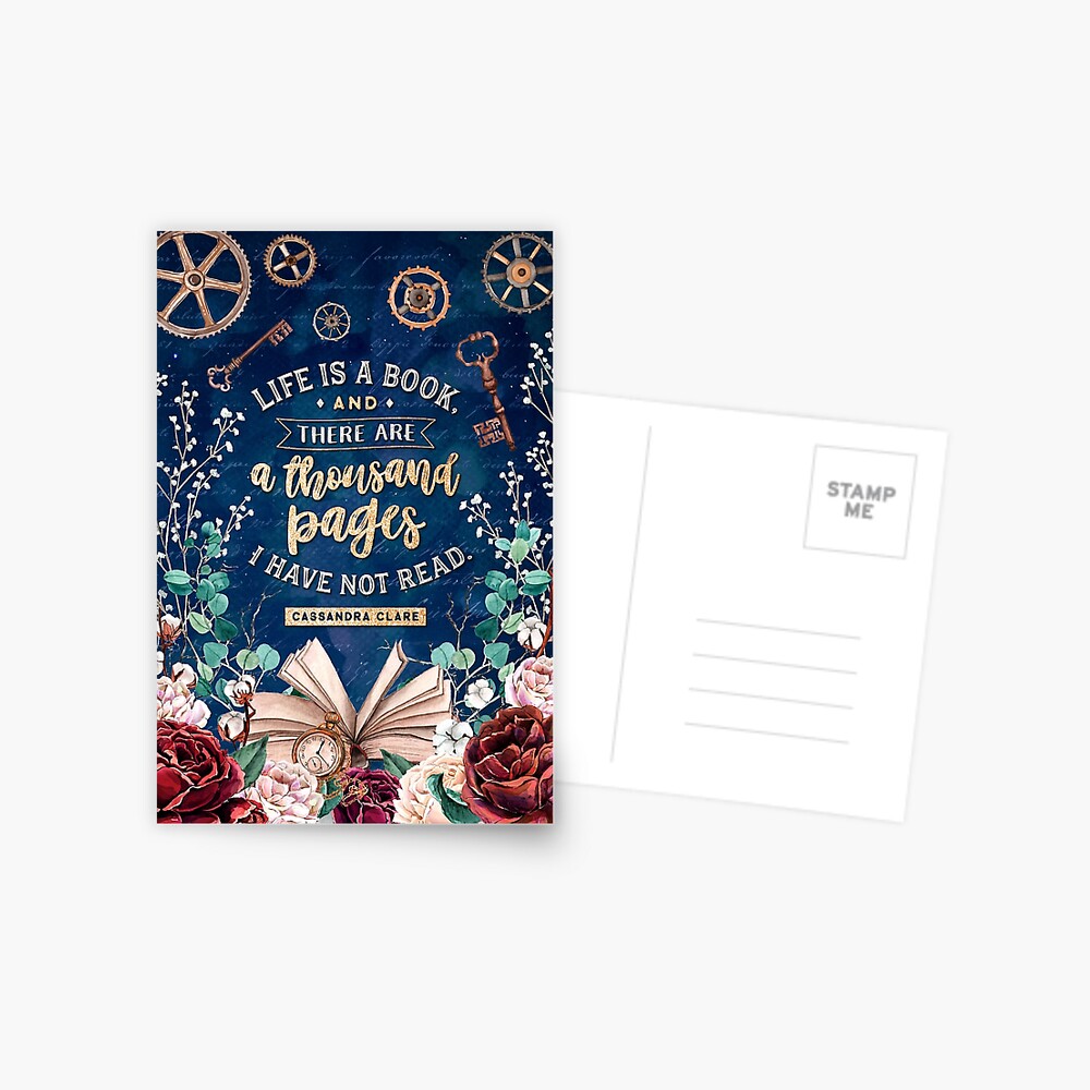 Life is a book Postcard