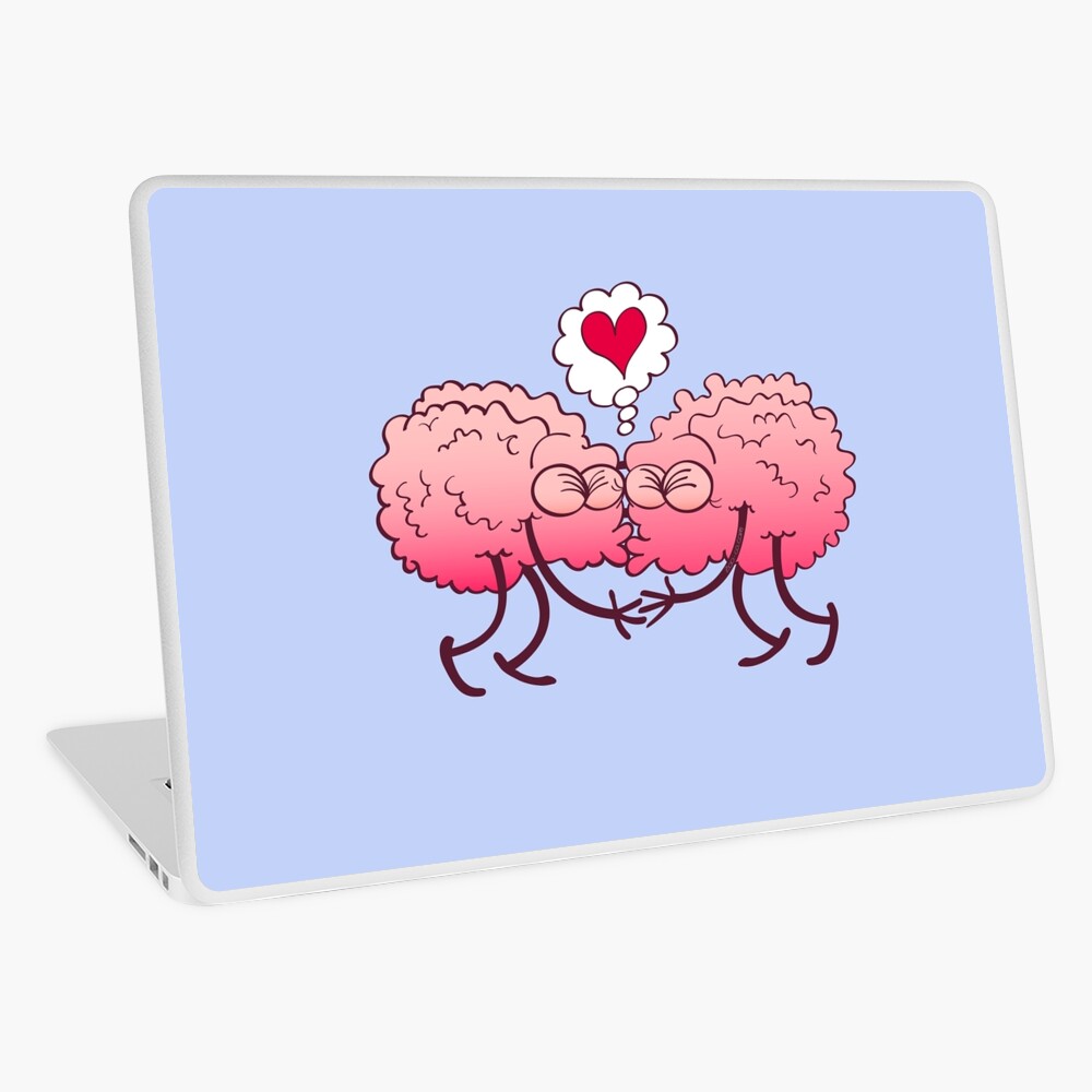 Póster for Sale con la obra «Pareja de cerebros enamorados besándose  apasionadamente» de Zoo-co | Redbubble