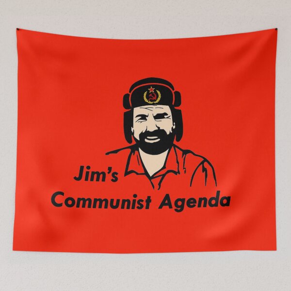 Item preview, Jim's Communist Agenda designed and sold by Ironic-Tees.
