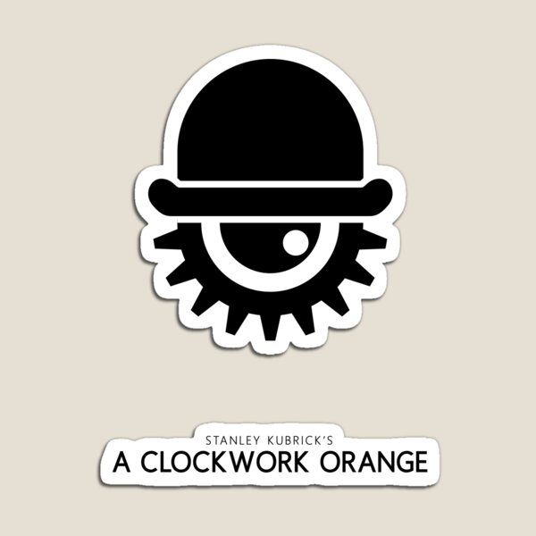 A Clockwork Orange Hat And Eye Movie Silhouette Magnet
