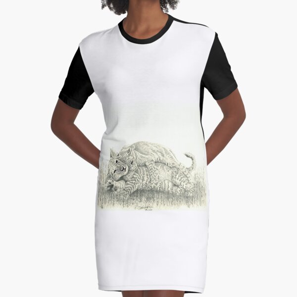 Play time Graphic T-Shirt Dress