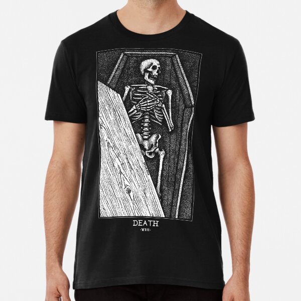 death tarot card t shirt