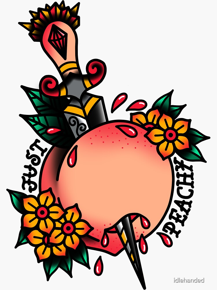 Just Peachy Decal