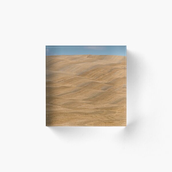 Fields of Val D Orcia Acrylic Block