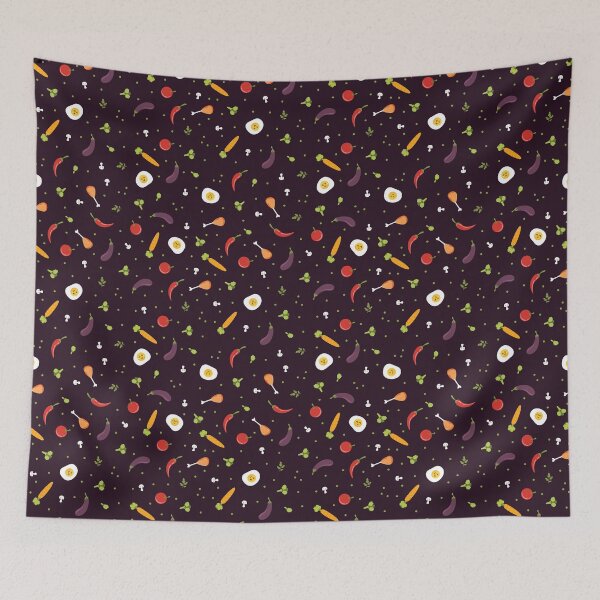 Item preview, foods seamless pattern background designed and sold by ghinan.