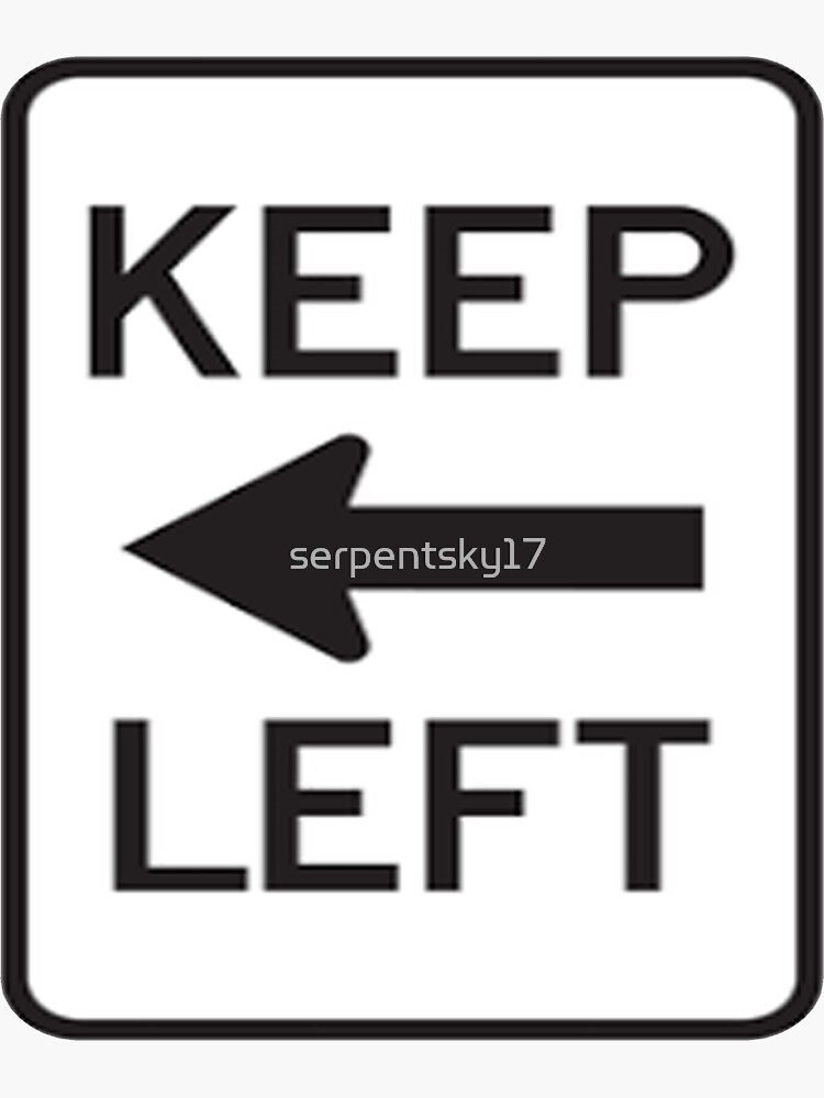 Thumbnail 3 von 3, Sticker, Bleib links - Progressive Politik designt und verkauft von serpentsky17.