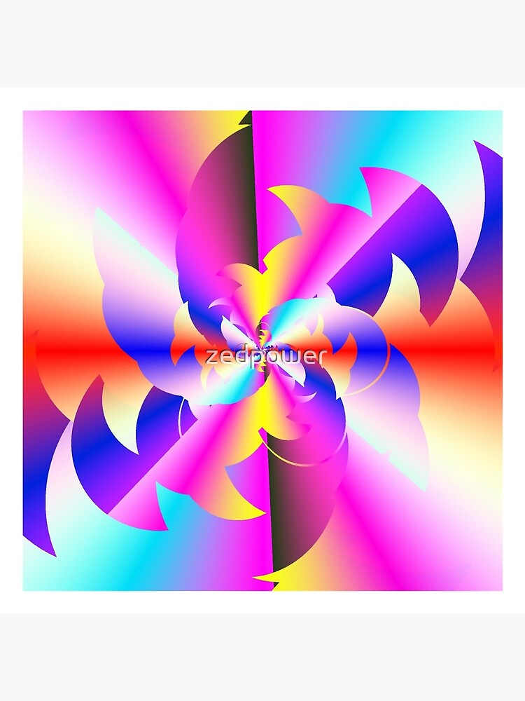 Fractal Rainbow by zedpower