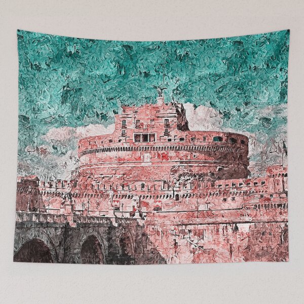 Item preview, Rome, Mausoleum of Hadrian designed and sold by AM FineArtPrints.