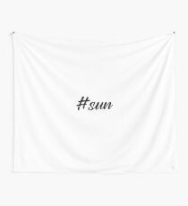 sun hashtag Wall Tapestry