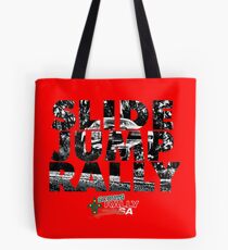 Slide Jump Rally - Red Tote Bag