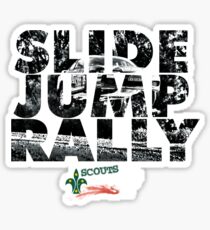 Slide Jump Rally - Red Sticker