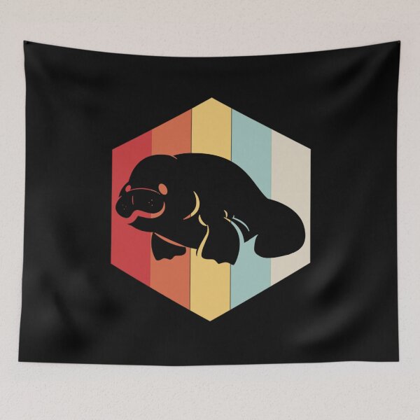 Item preview, Retro Manatee Save the Floaty Potatoes designed and sold by Whynot123.