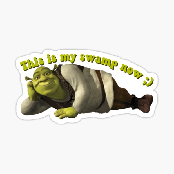 shrek meme Sticker for Sale by james-heath  Pegatinas, Pegatinas para  imprimir gratis, Pegatinas bonitas