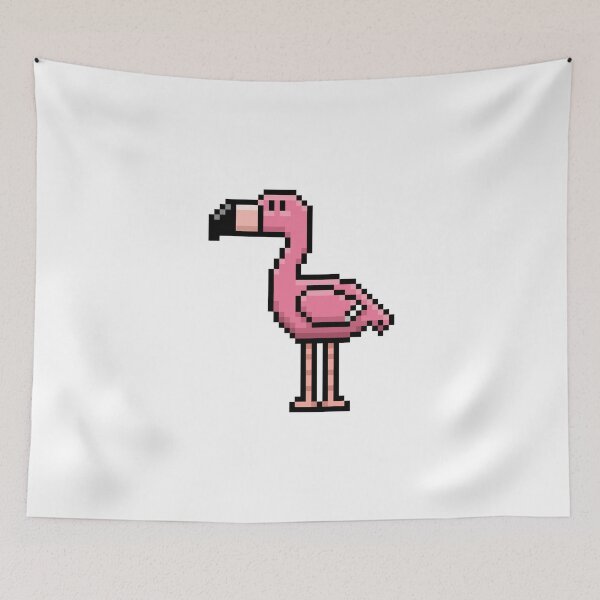 Item preview, 8-Bit Pink Flamingo!  designed and sold by SuperSeries.