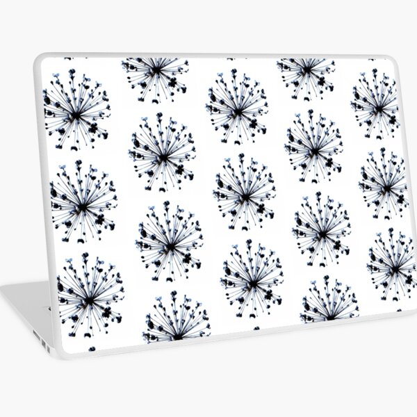 Little Blue Lily Ball Laptop Skin