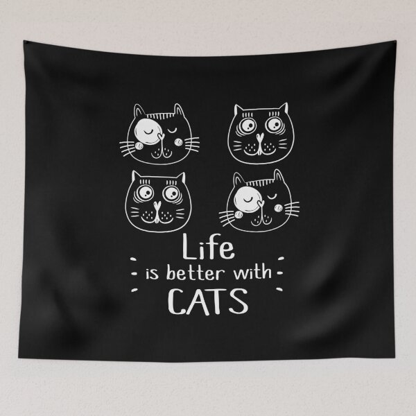 Item preview, Life Is Better With Cats designed and sold by SmartStyle.