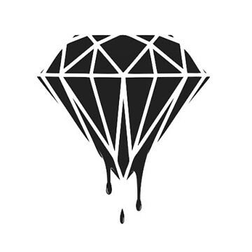 Dripping Diamond Decal Sticker 