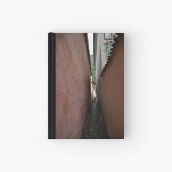 The narrowest street in Europe, Romania Hardcover Journal
