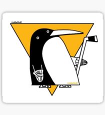Cubist Penguin Sticker