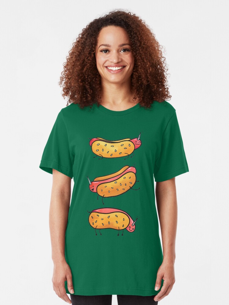 Alternate view of 'Corn Dogs Slim Fit T-Shirt