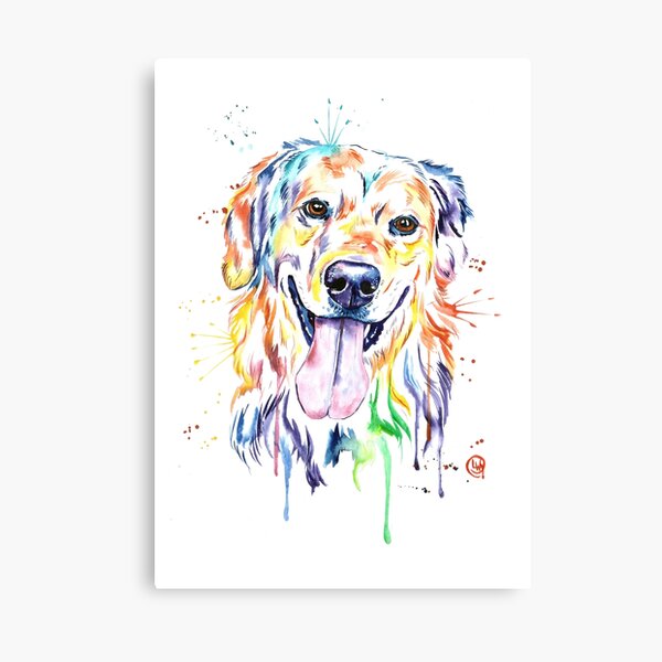 Golden Retriever Art, Golden Retriever Gift Preppy Dog Art, Dog Wall art,  Dog Mom Gift, Preppy Wall Art, Nursery Art, Cowgirl Prints