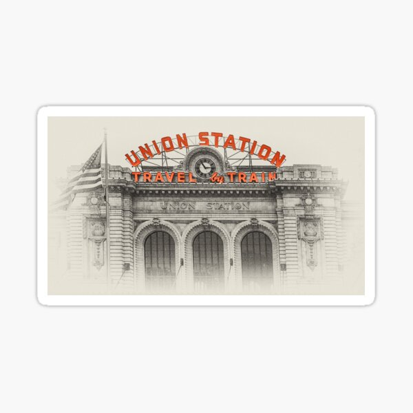 Denver Union Station Sticker