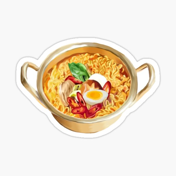 Korean Ramen 라면 Ramyeon Sticker