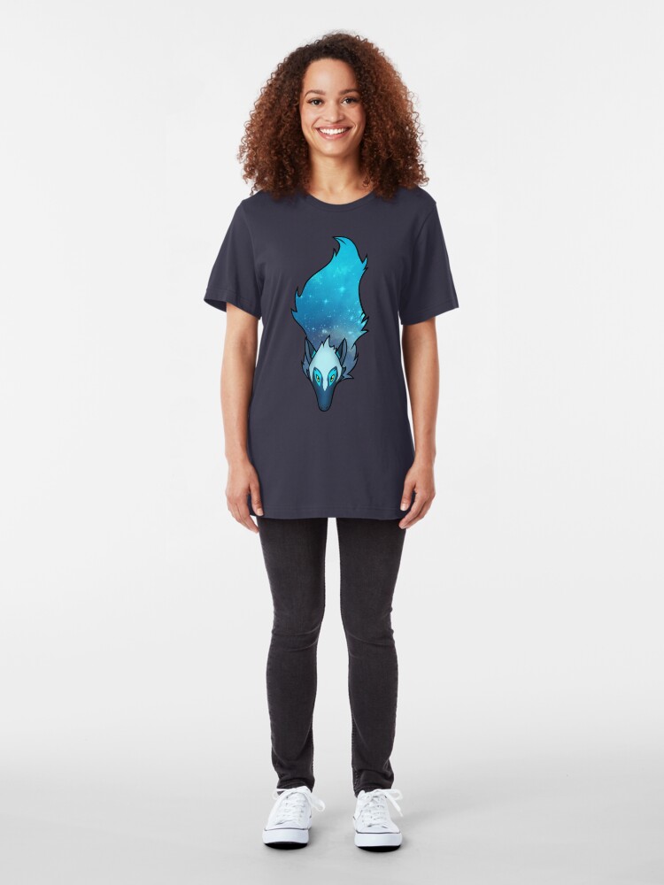 Alternate view of Cosmic Wolf Slim Fit T-Shirt