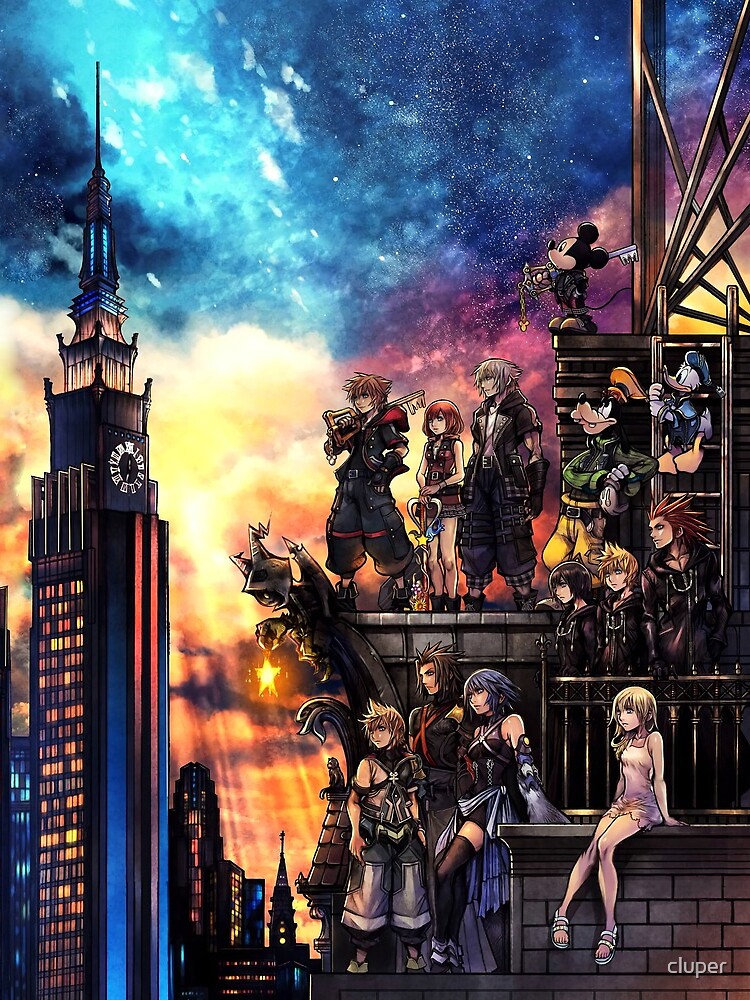 Kingdom Hearts 3 Cover by cluper