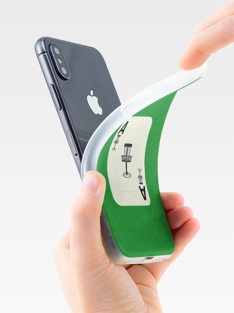 Alternate view of Disc Golf Ace Basket Poker Card iPhone Case & Cover