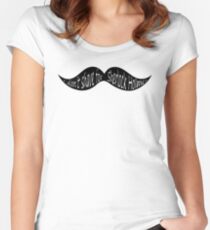 I don't shave for Sherlock Holmes Women's Fitted Scoop T-Shirt