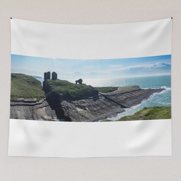 Item preview, lick castle in county kerry panorama designed and sold by morrbyte.