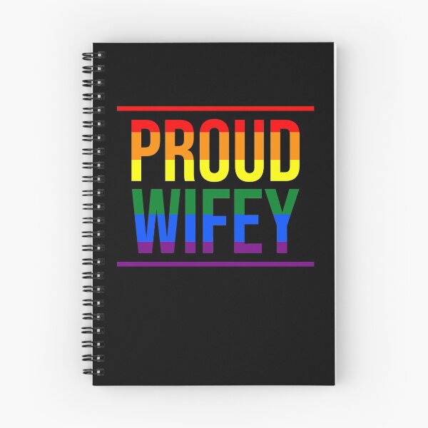 Item preview, Proud Wifey LGBT PRIDE Shirt designed and sold by 3familyllc.