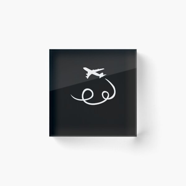 Item preview, Airplane with contrails. designed and sold by Amber Aviation Lover.