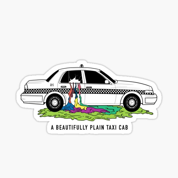 Twenty One Pilots Taxi Cab Sticker