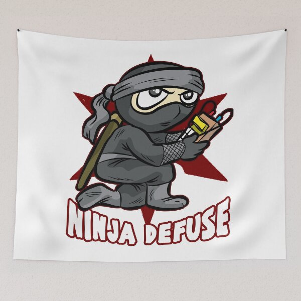 Item preview, NINJA DEFUSE Pro Gamer Gaming Bomb CS Go Terrorist designed and sold by Moonpie90.