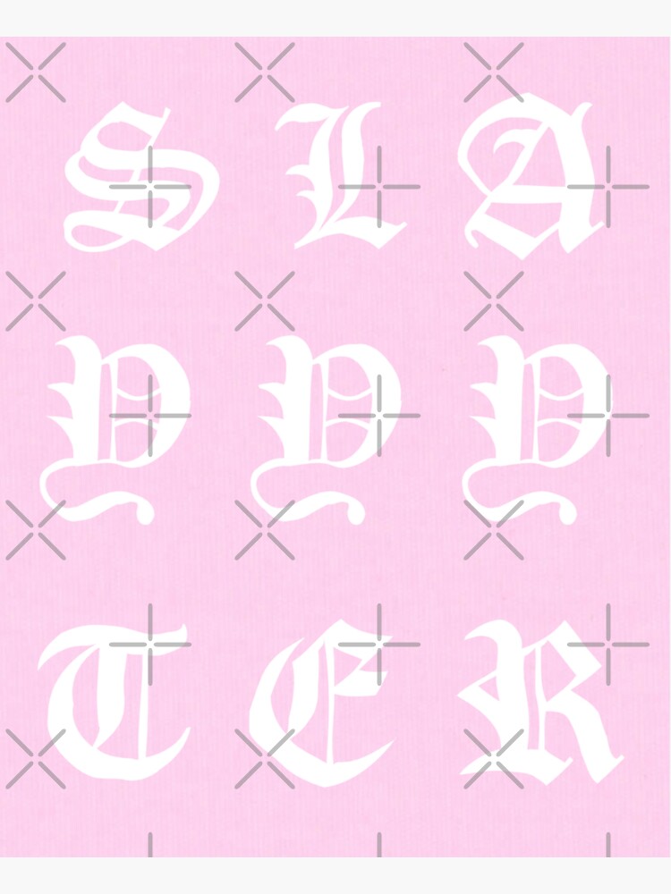 SLAYYYTER ALBUM LOGO Art Print for Sale by sebastianhz