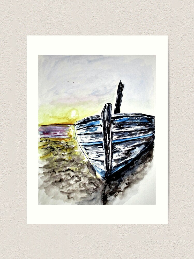 Alternate view of Abandoned Fishing Boat No. 2 Art Print